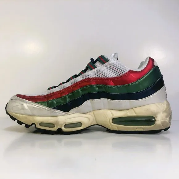 Nike Air Max 95 Mexico World Cup White/Red/Green 2006 609048-162 Size 8 No Box