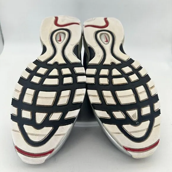 Nike Air Max 97 QS B-Sides Men Size 11.5 Shoes Metallic Silver Black AT5458-001