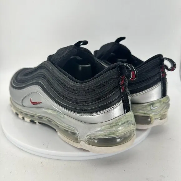 Nike Air Max 97 QS B-Sides Men Size 11.5 Shoes Metallic Silver Black AT5458-001