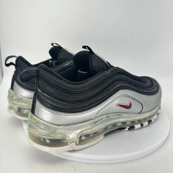 Nike Air Max 97 QS B-Sides Men Size 11.5 Shoes Metallic Silver Black AT5458-001