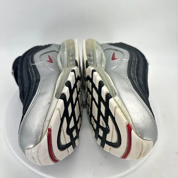 Nike Air Max 97 QS B-Sides Men Size 11.5 Shoes Metallic Silver Black AT5458-001