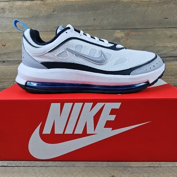 Nike Air Max AP Men's Shoes Sneakers White/ Wolf Grey- Obsidian