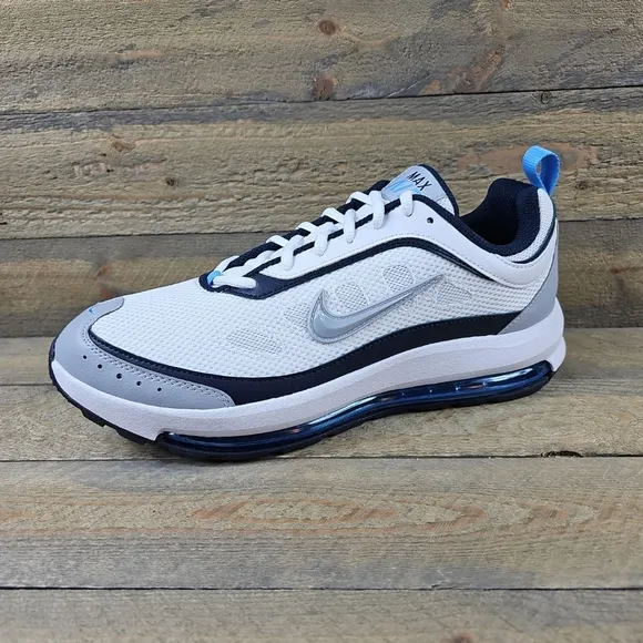 Nike Air Max AP Men's Shoes Sneakers White/ Wolf Grey- Obsidian