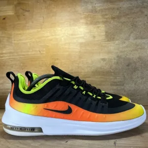 Nike Air Max Axis Premium Mens Size 10 Shoes Sneakers Black Volt/Total Orange