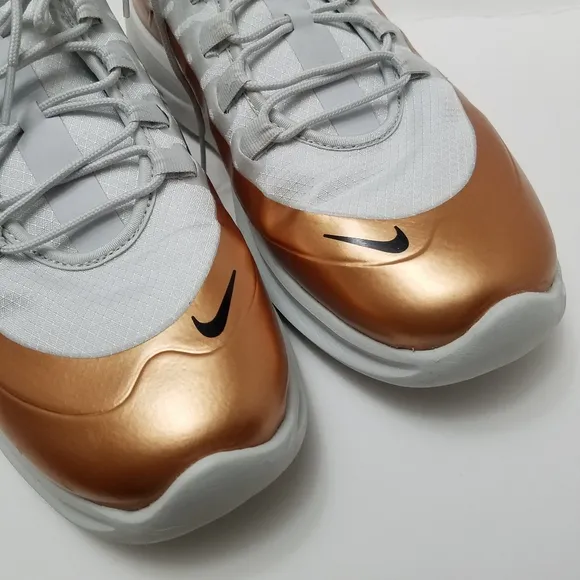 Nike Air Max Men's 14 Shoes Axis Premium CD4154 Gold White