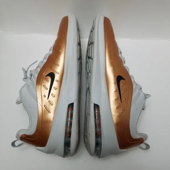 Nike Air Max Men's 14 Shoes Axis Premium CD4154 Gold White