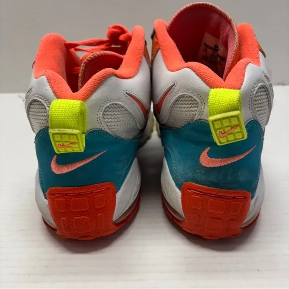 Nike Air Max Speed Turf High Top Sneakers 525225-102 Miami Dolphins Sz 13