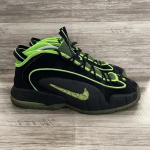 Nike Air Penny House of Hoops Basketball Shoes Black Yellow 438793-033 Size 14