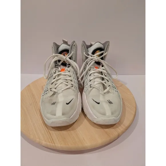 Nike Air Zoom GT Jump Summit White Sneakers Mid Top Basketball Mens Size 10.5