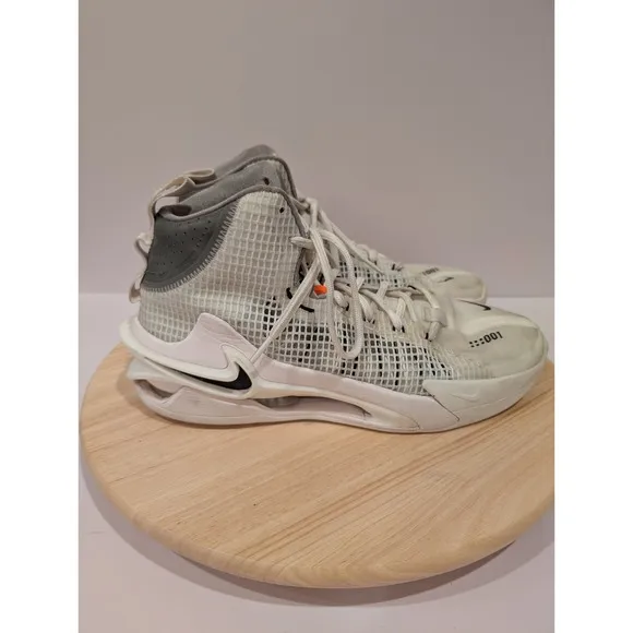 Nike Air Zoom GT Jump Summit White Sneakers Mid Top Basketball Mens Size 10.5