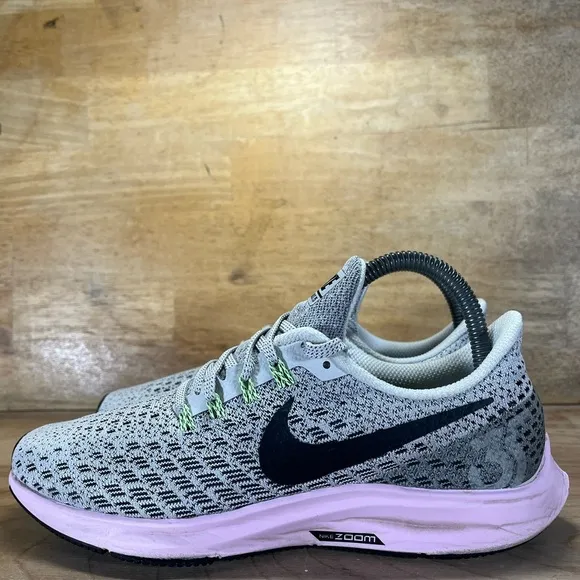 Nike Air Zoom Pegasus 35 Womens Size 7.5 Running Shoes Sneakers Gray Pink