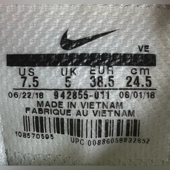 Nike Air Zoom Pegasus 35 Womens Size 7.5 Running Shoes Sneakers Gray Pink
