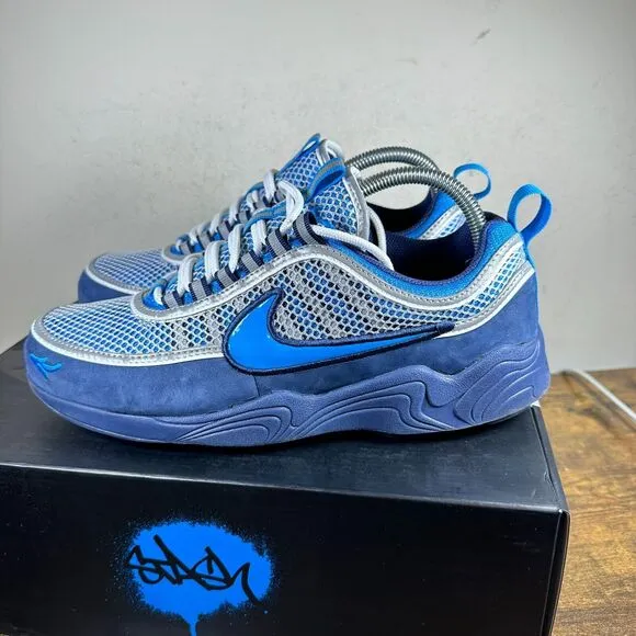 Nike Air Zoom Spiridon 16 Stash Harbor Blue‎ Navy AH7973-400 Shoe Men's Size 8.5