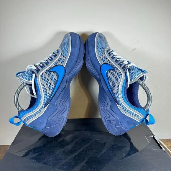 Nike Air Zoom Spiridon 16 Stash Harbor Blue‎ Navy AH7973-400 Shoe Men's Size 8.5