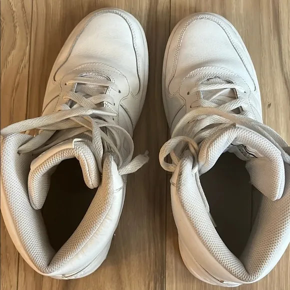 Nike All-White High-Top Sneakers