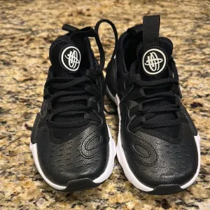 Nike Black and White High-Top Sneakers(New)