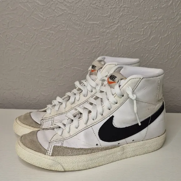 Nike Blazer 77 Vintage Mid White Black Size 6.5
