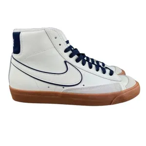 Nike Blazer Mid '77 Premium Sail White Navy Shoes DQ7672-100 Men's Size 8.5
