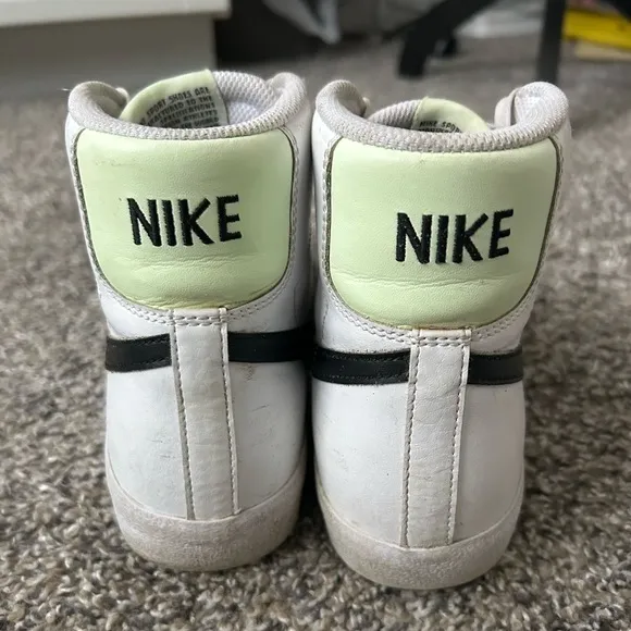 Nike Blazers High-Top Sneakers White and Black size 6.5Y