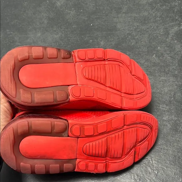 Nike boys air max 270 RF red sneakers size 13
