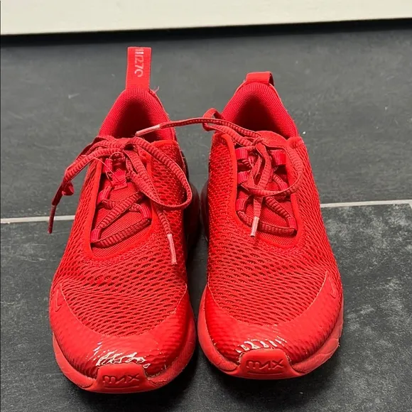 Nike boys air max 270 RF red sneakers size 13