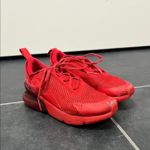 Nike boys air max 270 RF red sneakers size 13