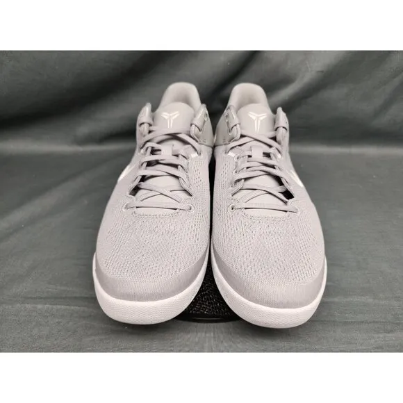 Nike Boys Kobe VIII (GS) Sneakers Mesh Wolf Grey White Size 6.5 NEW IN BOX!