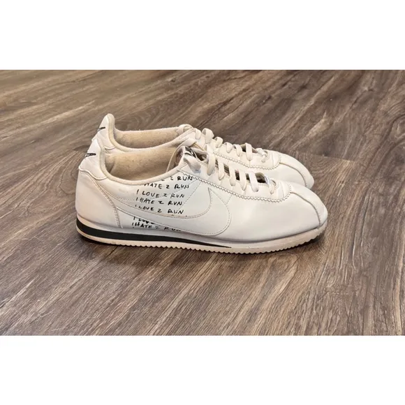 Nike Classic Cortez x Nathan Bell White Shoes BV8165-100 Men’s Sz 12 No Box​​