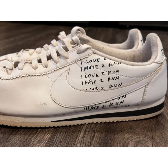 Nike Classic Cortez x Nathan Bell White Shoes BV8165-100 Men’s Sz 12 No Box​​