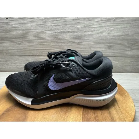 NIKE DA7698 004 AIR ZOOM AIR VOMERO 16 BLACK/THISTLE SHOES Women’s 5