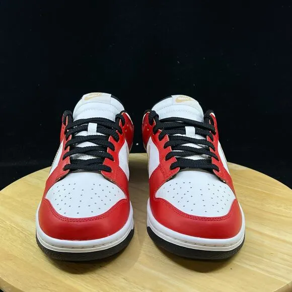 Nike Dunk Low By You Red/White/Biege Sneakers FN0569-900 Mens Size 10