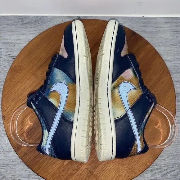 Nike Dunk Low (GS) Kids Size 3.5Y Graffiti Navy DM1051-400 Obsidian/Summit White