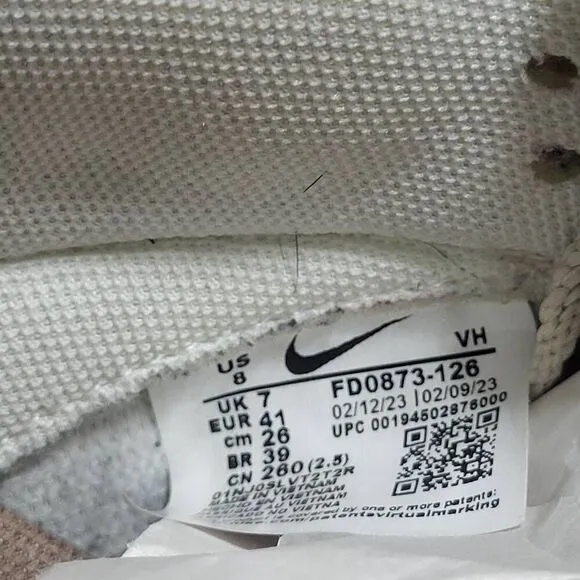 Nike Dunk Low SE Sanddrift Shoes Mens 8 Low Top Casual Walking Sneakers