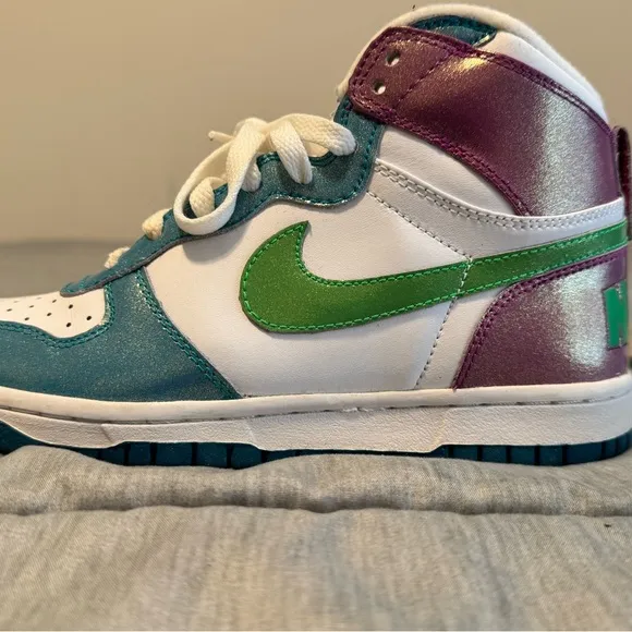Nike Dunk Multicolor High-Top Sneakers!