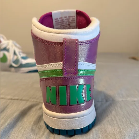 Nike Dunk Multicolor High-Top Sneakers!