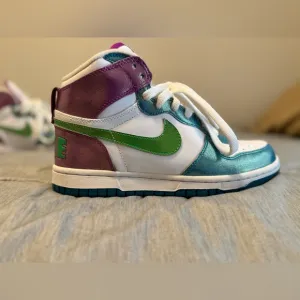 Nike Dunk Multicolor High-Top Sneakers!