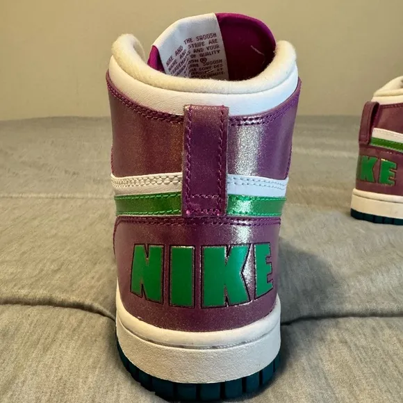 Nike Dunk Multicolor High-Top Sneakers!