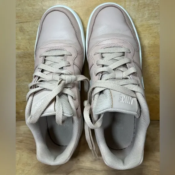 Nike Ebernon Low Womens Size 9.5 Shoes Sneakers Particle Beige/Desert Sand