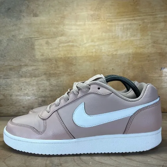 Nike Ebernon Low Womens Size 9.5 Shoes Sneakers Particle Beige/Desert Sand