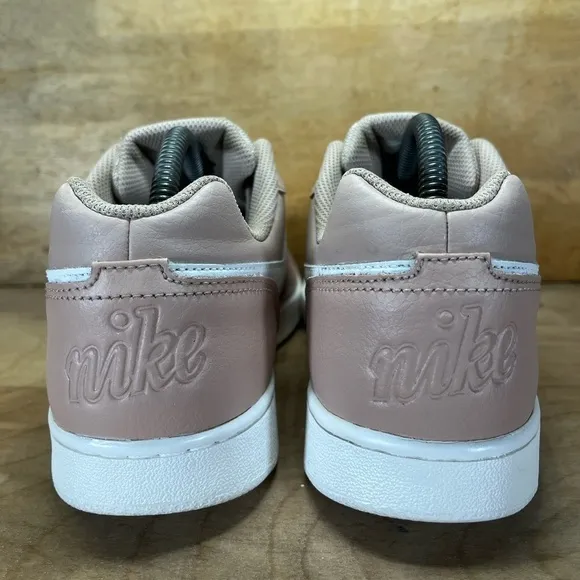Nike Ebernon Low Womens Size 9.5 Shoes Sneakers Particle Beige/Desert Sand