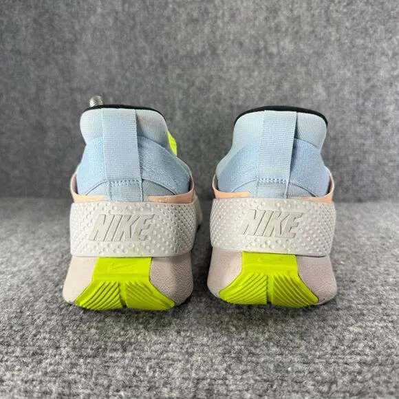 Nike Go Flyease Mens 7.5 Shoes Volt Celestine Blue Slip On Athletic Sneakers