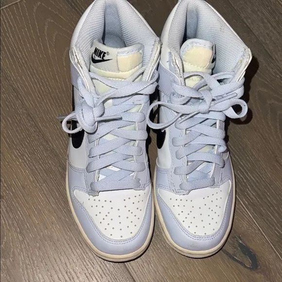 Nike High-Top Sneakers in White and Black