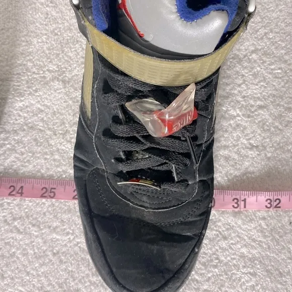 Nike Jordan AJF Fusion Black Blue Red High Top Sneakers 8.5 (no box)