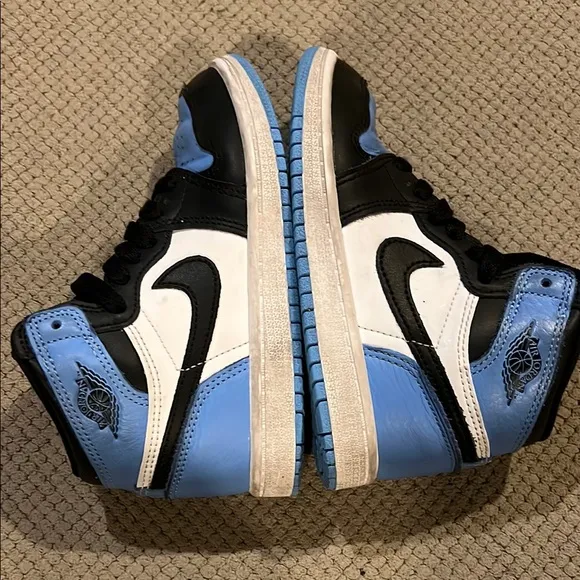 Nike Kids' Black and Blue High-Top SneakersJordans