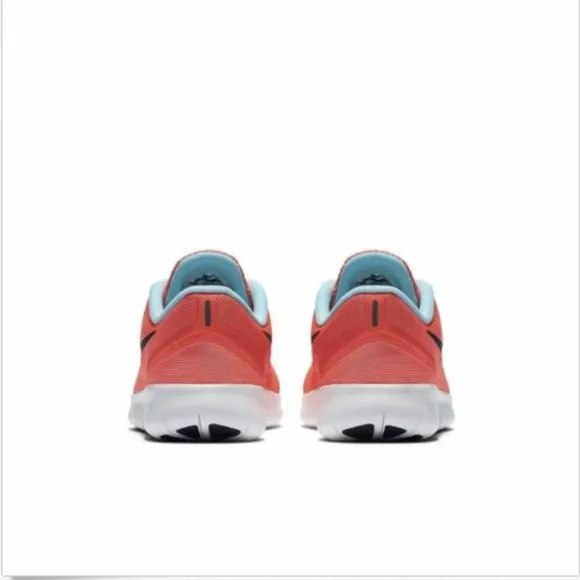 Nike Kids Free RN Running Shoe Lava Glow Size 5.5Y