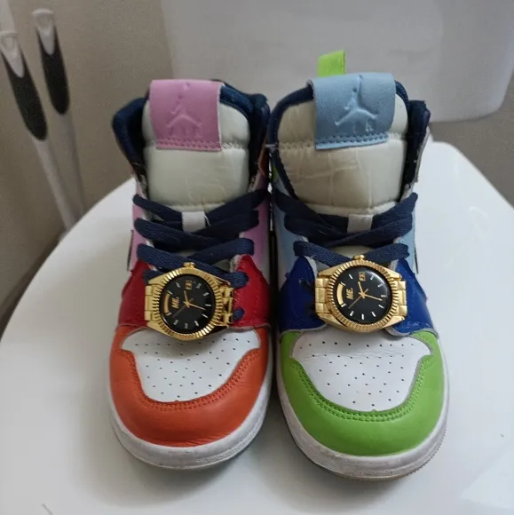 Nike Kids Multicolor High-Top Sneakers