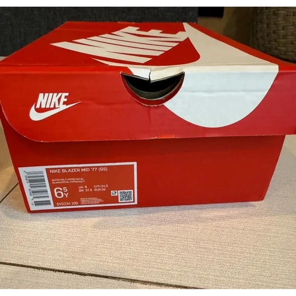 Nike Kids White High-Top Sneakers