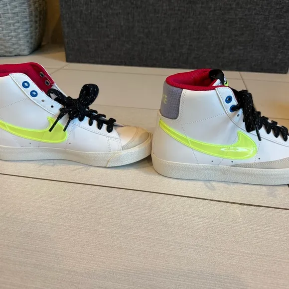 Nike Kids White High-Top Sneakers