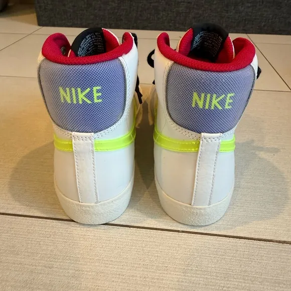 Nike Kids White High-Top Sneakers