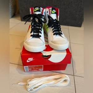Nike Kids White High-Top Sneakers